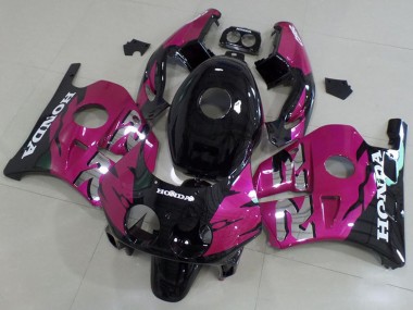 1990-1998 Honda CBR250RR MC22 Motorcycle Fairing Kits - Pink Glossy Black Australia