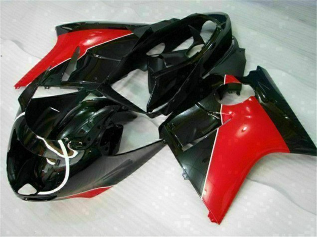 1996-2007 Honda CBR1100XX Blackbird Motorcycle Fairings - Red Glossy Black Australia