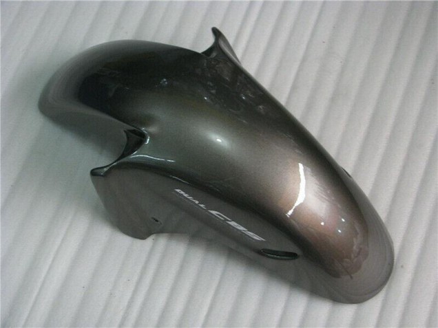 1996-2007 Honda CBR1100XX Blackbird Motorcycle Fairings - Glossy Black Silver Flame Australia
