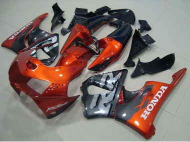 1998-1999 Honda CBR900RR 919 Motorcycle Fairings - Orange Grey Australia