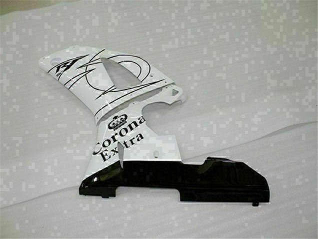 2000-2001 Yamaha YZF R1 Motorcycle Fairings - White Black Corona Extra Australia