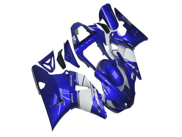 2000-2001 Yamaha YZF R1 Motorcycle Fairing - Blue White Australia