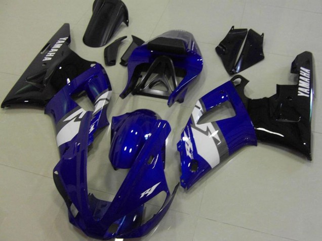 2000-2001 Yamaha YZF R1 Motorcycle Fairings - Blue White Black Australia