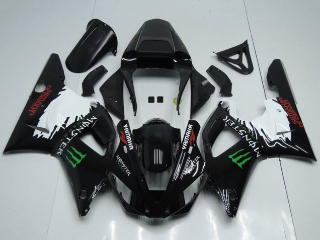 2000-2001 Yamaha YZF R1 Motorcycle Fairings - Glossy Black White Red Green Monster Australia