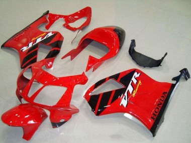 2000-2006 Honda VTR1000 Motorcycle Fairings - Red Black Stripe Australia