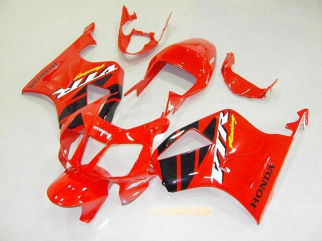 2000-2006 Honda VTR1000 Motorcycle Fairing - Red Glossy Black Stripe Australia