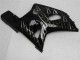 2001-2003 Suzuki GSXR 600/750 Motorcycle Fairings - Glossy Black Silver Flame Australia