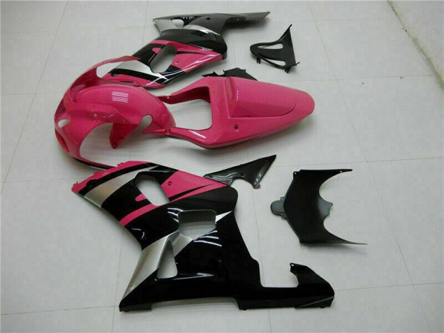 2001-2003 Suzuki GSXR 600/750 Motorcycle Fairings - Pink Silver Glossy Black Australia