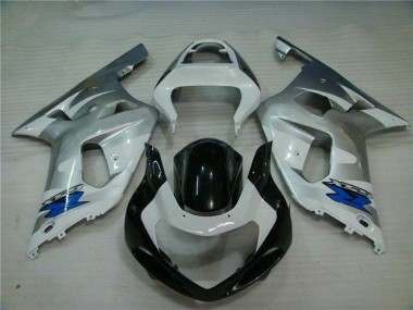 2001-2003 Suzuki GSXR 600/750 Motorcycle Fairings - Yellow Glossy Black Australia