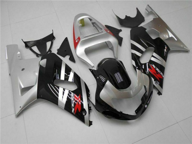 2001-2003 Suzuki GSXR 600/750 Motorcycle Fairings - Silver Glossy Black Red Australia