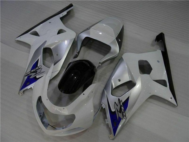 2001-2003 Suzuki GSXR 600/750 Motorcycle Fairings - White Silver Blue Black Australia