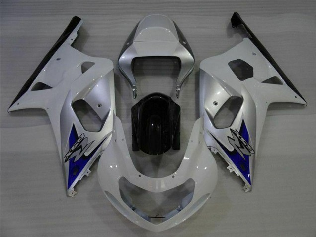 2001-2003 Suzuki GSXR 600/750 Motorcycle Fairings - White Silver Blue Black Australia