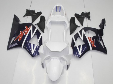 2002-2003 Honda CBR900RR 954 Motorcycle Fairings - Dark Blue White Australia