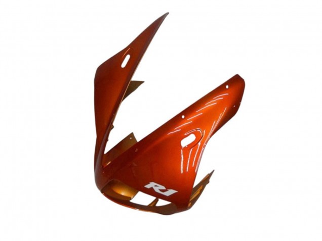 2002-2003 Yamaha YZF R1 Motorcycle Fairings - Orange Matte Black Australia