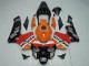 2003-2004 Honda CBR600RR Motorcycle Fairing Kits - Orange White Red Glossy Black Repsol Australia