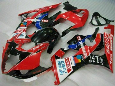 2003-2004 Suzuki GSXR 1000 Motorcycle Fairings - Red Black Blue Yoshimura Australia