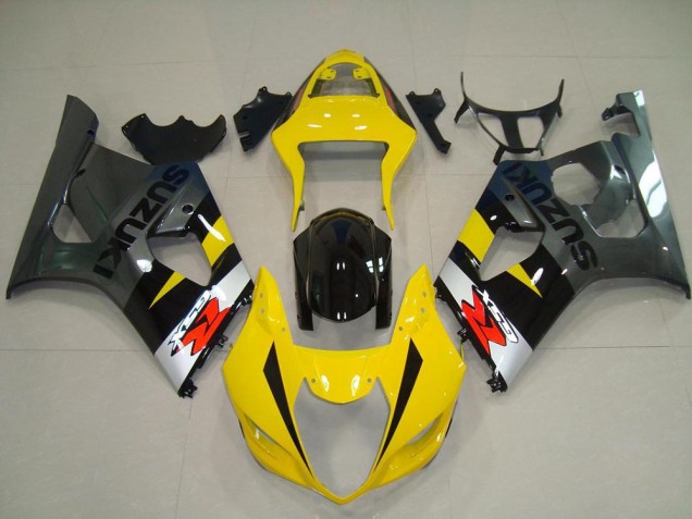2003-2004 Suzuki GSXR 1000 Motorcycle Fairings - Yellow Silver Grey Black Red Australia