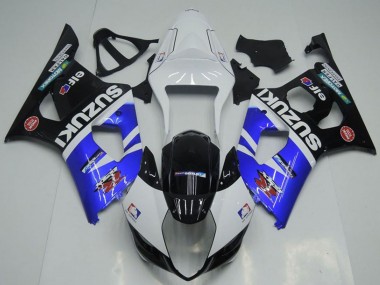 2003-2004 Suzuki GSXR 1000 Motorcycle Fairings - White Blue Black Red Elf Australia