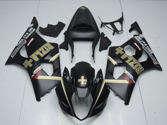 2003-2004 Suzuki GSXR 1000 Motorcycle Fairings - Matte Black Rizla Australia