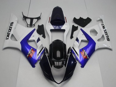 2003-2004 Suzuki GSXR 1000 Motorcycle Fairings - White Blue Glossy Black Red Australia