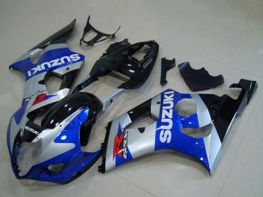 2003-2004 Suzuki GSXR 1000 Motorcycle Fairings - Silver Blue Glossy Black Red Australia