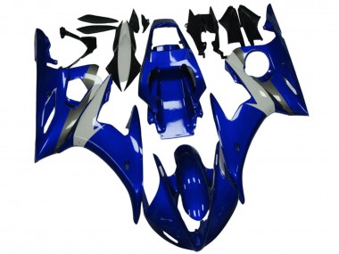 2003-2004 Yamaha YZF R6 Motorcycle Fairing - Blue White Australia