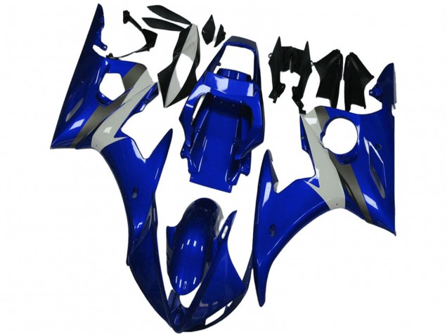 2003-2004 Yamaha YZF R6 Motorcycle Fairing - Blue White Australia