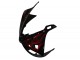 2003-2004 Yamaha YZF R6 Motorcycle Fairing - Glossy Black Red Flame Australia