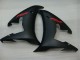 2003-2004 Yamaha YZF R6 Motorcycle Fairings - Glossy Black Matte Black Red Decals Australia