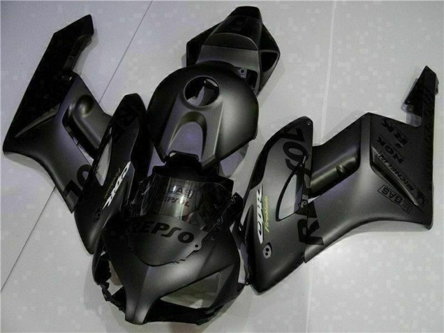 2004-2005 Honda CBR1000RR Motorcycle Fairings - Matte Black Repsol Australia