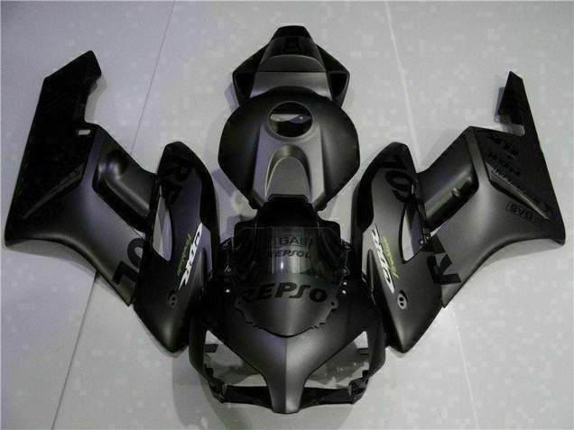 2004-2005 Honda CBR1000RR Motorcycle Fairings - Matte Black Repsol Australia