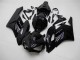 2004-2005 Honda CBR1000RR Motorcycle Fairings - Glossy Black Matte Black Australia