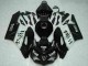 2004-2005 Honda CBR1000RR Motorcycle Fairings - Glossy Black White West Mobil Michelin Australia