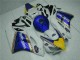2004-2005 Honda CBR1000RR Motorcycle Fairing - White Blue Yellow Rothmans Australia
