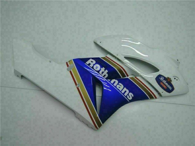 2004-2005 Honda CBR1000RR Motorcycle Fairing - White Blue Yellow Rothmans Australia
