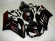 2004-2005 Honda CBR1000RR Motorcycle Fairings - Glossy Black Red Flame Australia