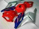 2004-2005 Honda CBR1000RR Motorcycle Fairings - Silver Red Blue Black Stripe Australia