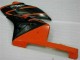 2004-2005 Honda CBR1000RR Motorcycle Fairings - Orange Glossy Black Australia