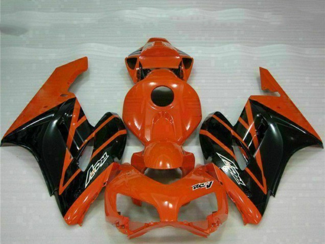 2004-2005 Honda CBR1000RR Motorcycle Fairings - Orange Glossy Black Australia