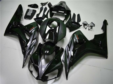 2004-2005 Honda CBR1000RR Motorcycle Fairings - Glossy Black Grey Australia