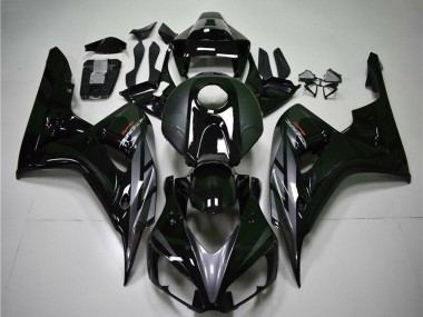 2004-2005 Honda CBR1000RR Motorcycle Fairings - Glossy Black Grey Australia