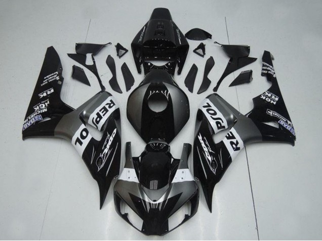 2004-2005 Honda CBR1000RR Motorcycle Fairings - Grey White Glossy Black Repsol Australia