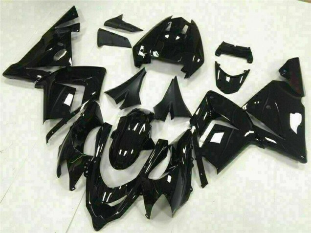 2004-2005 Kawasaki ZX10R Motorcycle Fairings - Glossy Black Australia