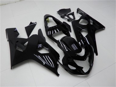 2004-2005 Suzuki GSXR 600/750 Motorcycle Fairings - Glossy Black Australia