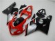 2004-2005 Suzuki GSXR 600/750 Motorcycle Fairings - Red Silver Black Australia