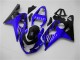 2004-2005 Suzuki GSXR 600/750 Motorcycle Fairings - Blue Glossy Black Australia