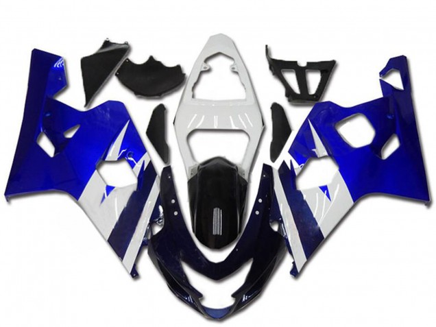 2004-2005 Suzuki GSXR 600/750 Motorcycle Fairing Kits - White Blue Black Australia