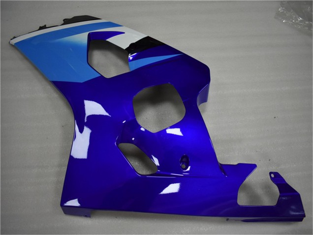 2004-2005 Suzuki GSXR 600/750 Motorcycle Fairing - White Blue Black Australia