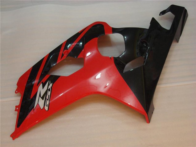 2004-2005 Suzuki GSXR 600/750 Motorcycle Fairings - Red Black Australia
