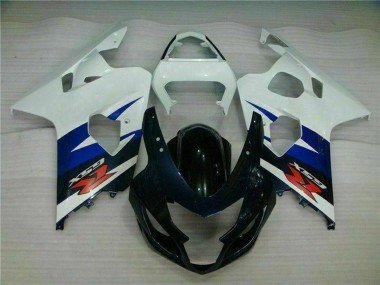 2004-2005 Suzuki GSXR 600/750 Motorcycle Fairings - White Blue Glossy Black Red Australia